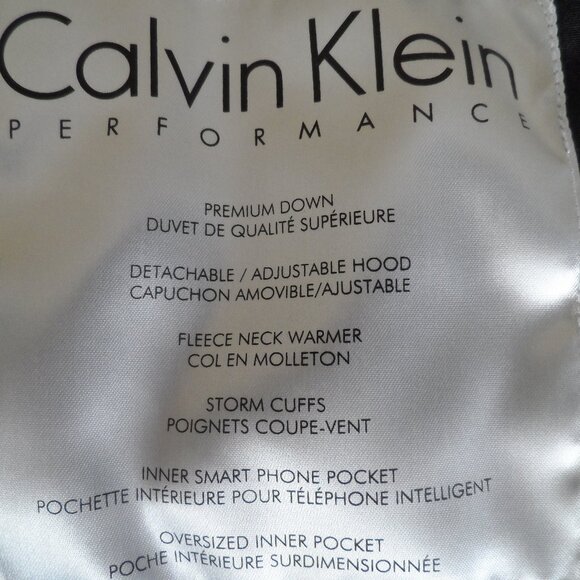 Calvin Klein Long Winter Coat - Size M - New - Picture 4 of 16